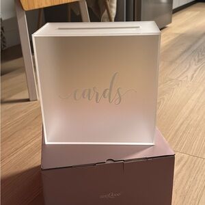 Elegant Wedding Card Box